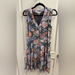 Rebecca Taylor dress silk floral dress size 4